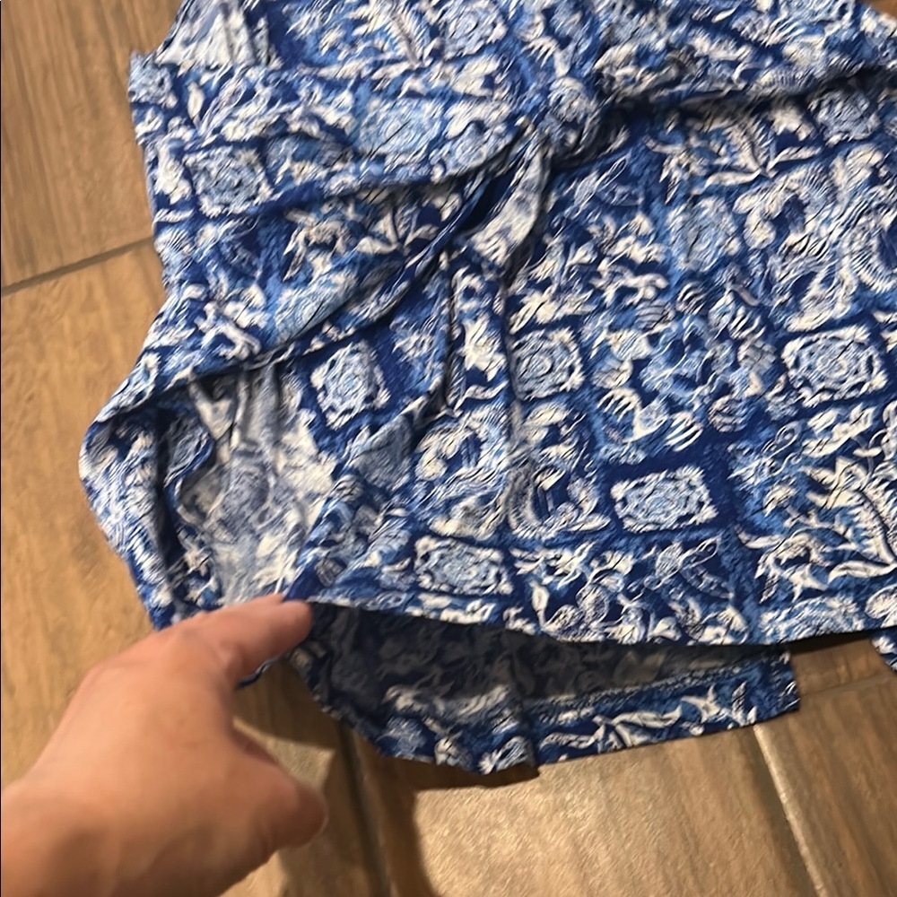 Vintage 1990s elisse brand. Tie wrap “Hawaiian” looking dress - Picture 3 of 12